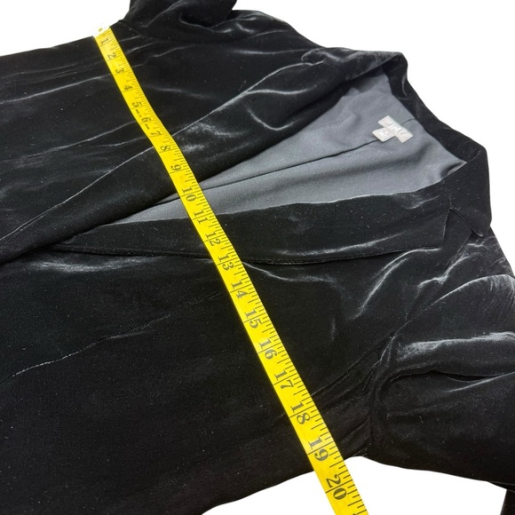 J.Jill Velvet Blazer Jacket Women’s Size S Black Silk Blend - Picture 11 of 14